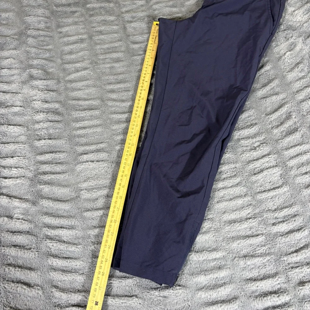 Primo Golf Mens Navy Blue Performance Jogger Pants 30 Short Tapered Ankle Zip